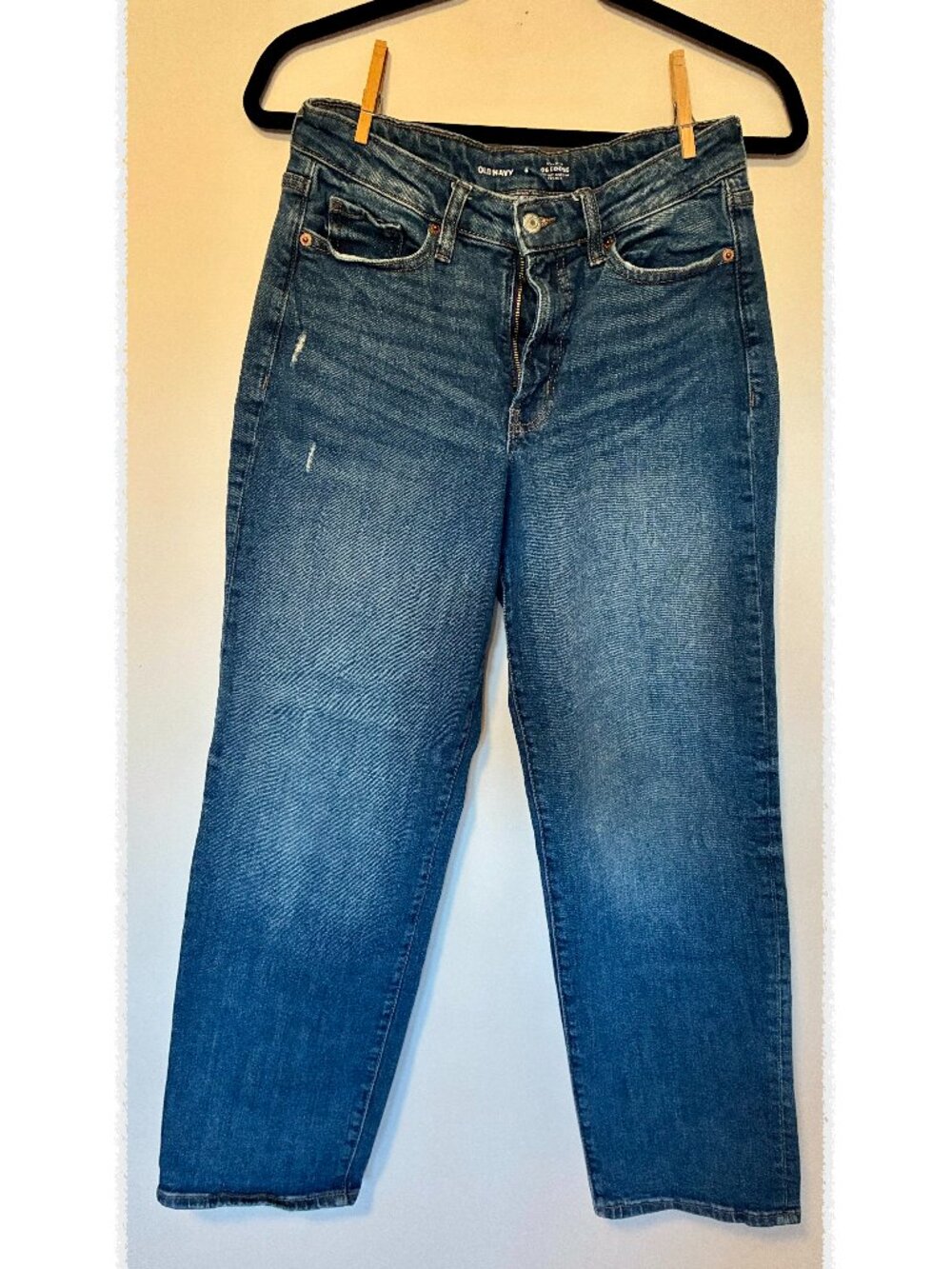 Old Navy High-Waisted OG Loose Jeans | Size 6 | Medium Wash